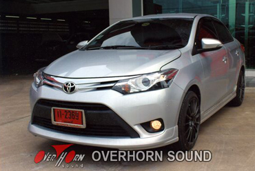 TOYOTA VIOS  เครื่องเสียงรถยนต์ โอเวอร์ฮอร์น ซาวด์